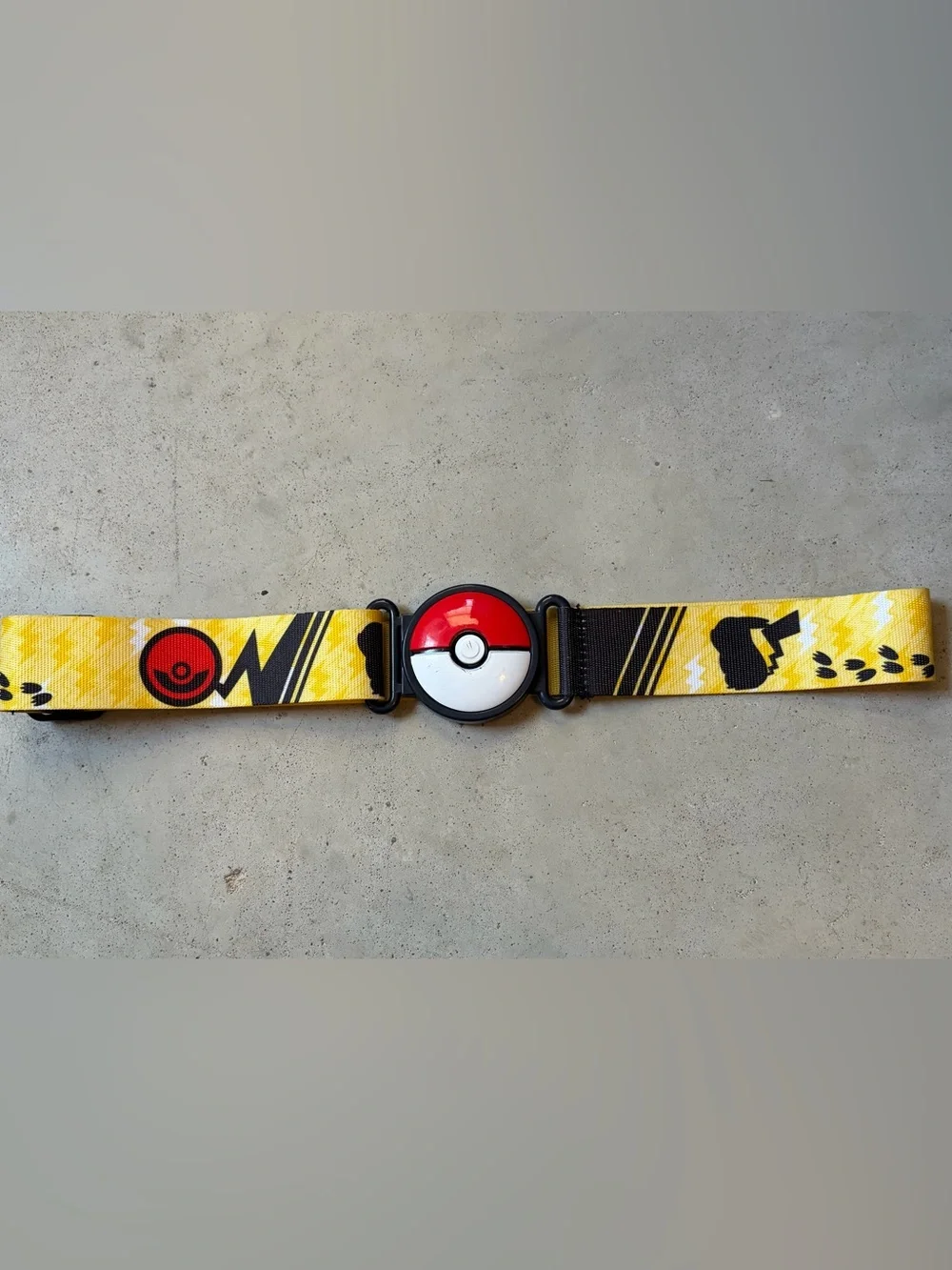 Pokemon Pikachu Poke Ball Seatbelt Belt Yellow Adjustable